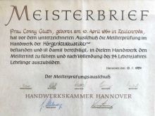 Meisterbrief Hörgeräteakustiker